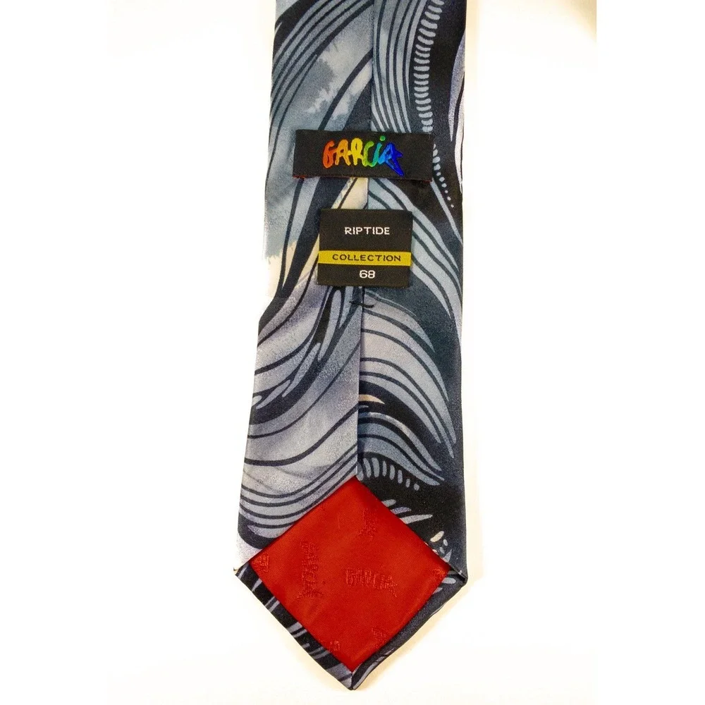 Vtg Jerry Garcia Rip Tide Collection 68, 100% Silk Tie, Wearable Art